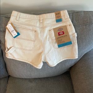 Dickies Carpenter high rise shorts; new with tags